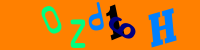 Blue Captcha Image