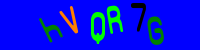 Blue Captcha Image
