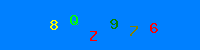 Blue Captcha Image