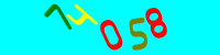 Blue Captcha Image