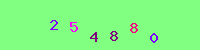 Blue Captcha Image