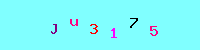 Blue Captcha Image