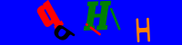 Blue Captcha Image