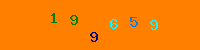 Blue Captcha Image
