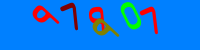 Blue Captcha Image