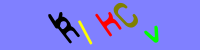 Blue Captcha Image