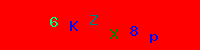Blue Captcha Image