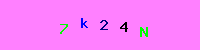 Blue Captcha Image