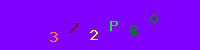 Blue Captcha Image