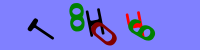 Blue Captcha Image