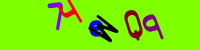 Blue Captcha Image