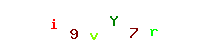 Blue Captcha Image