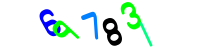 Blue Captcha Image