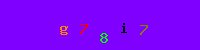 Blue Captcha Image