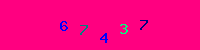 Blue Captcha Image