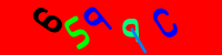 Blue Captcha Image
