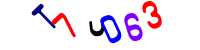 Blue Captcha Image