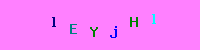 Blue Captcha Image