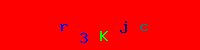 Blue Captcha Image