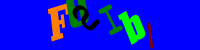 Blue Captcha Image