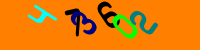 Blue Captcha Image