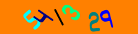 Blue Captcha Image
