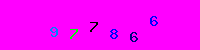 Blue Captcha Image