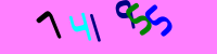 Blue Captcha Image