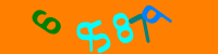 Blue Captcha Image