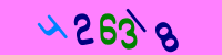 Blue Captcha Image