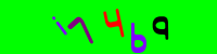 Blue Captcha Image