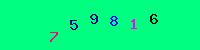 Blue Captcha Image