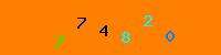 Blue Captcha Image