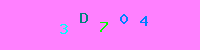Blue Captcha Image