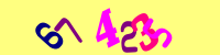Blue Captcha Image