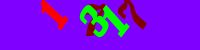 Blue Captcha Image
