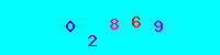 Blue Captcha Image