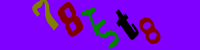 Blue Captcha Image