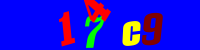 Blue Captcha Image