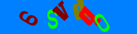 Blue Captcha Image