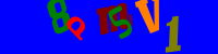 Blue Captcha Image
