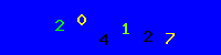 Blue Captcha Image