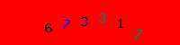 Blue Captcha Image