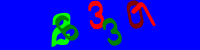 Blue Captcha Image