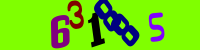 Blue Captcha Image