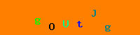 Blue Captcha Image