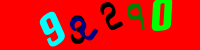 Blue Captcha Image