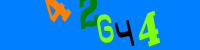 Blue Captcha Image