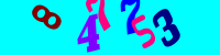 Blue Captcha Image