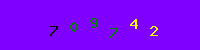 Blue Captcha Image